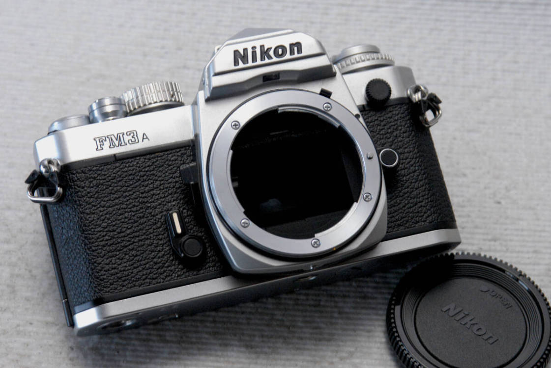 （綺麗）Nikon ニコン昔の高級一眼レフカメラ FM3A（銀）ボディ 希少品 