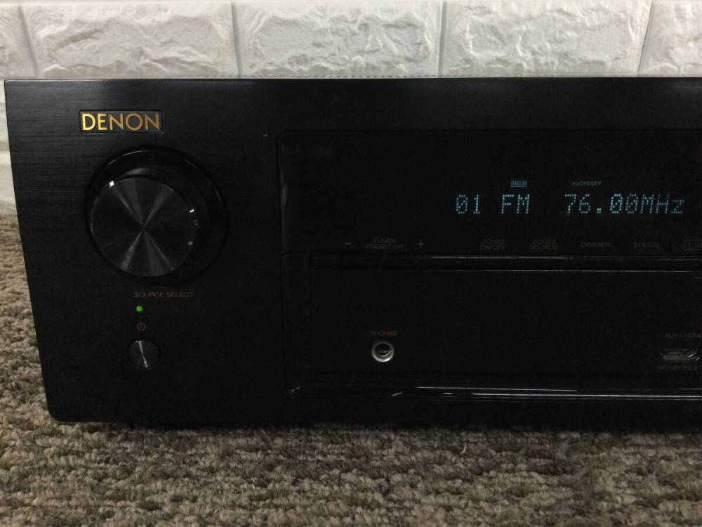 【45】DENON デノンAVサラウンドレシーバー AVR-X1400H 7ch アンプ ジャンク品