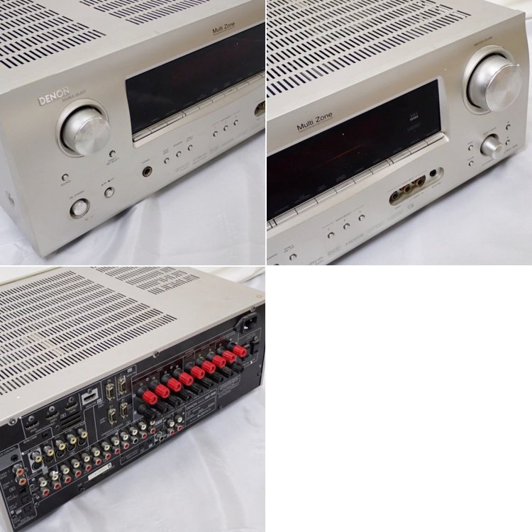 ★DENON/デノン AVサラウンドアンプ AVC-1909/電源コード・リモコン付き/音響機器/オーディオ/ジャンク扱い&1932000762