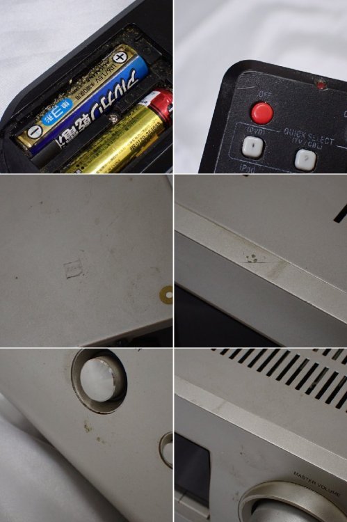 ★DENON/デノン AVサラウンドアンプ AVC-1909/電源コード・リモコン付き/音響機器/オーディオ/ジャンク扱い&1932000762