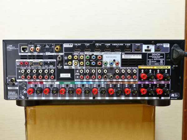 ◆AVアンプ デノン DENON AVR-X4000 7.2ch AVサラウンドレシーバー 2014年製 ジャンク