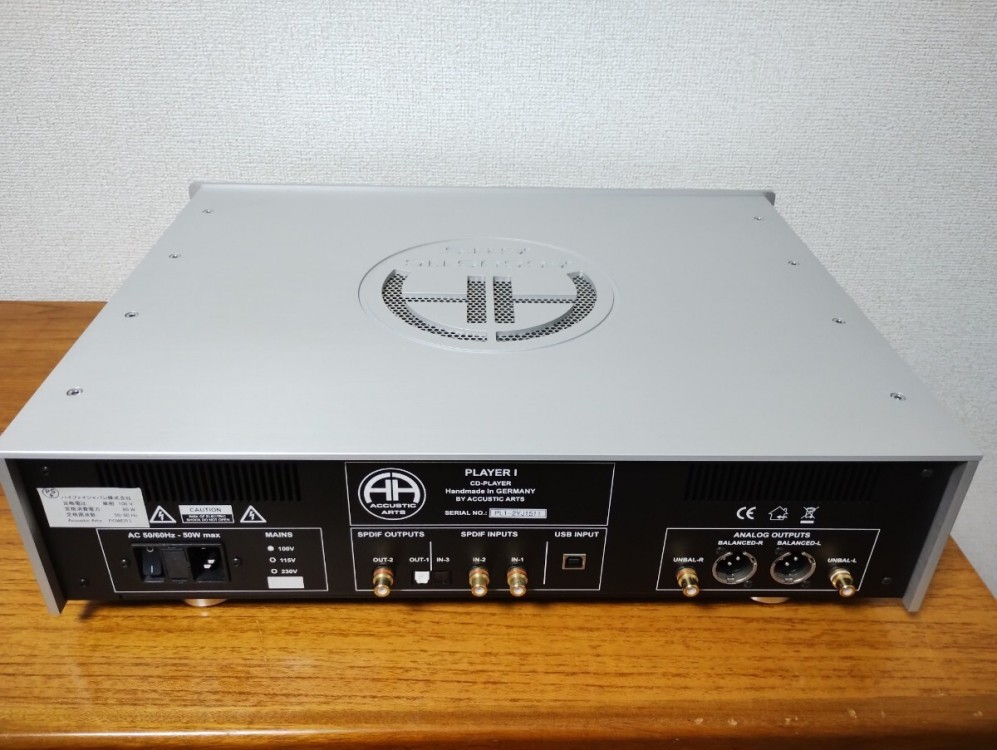 【美品】Accustic Arts Player 1 定価￥2,310,000 元箱付 ハイエンドCDプレーヤー アコースティックアーツ