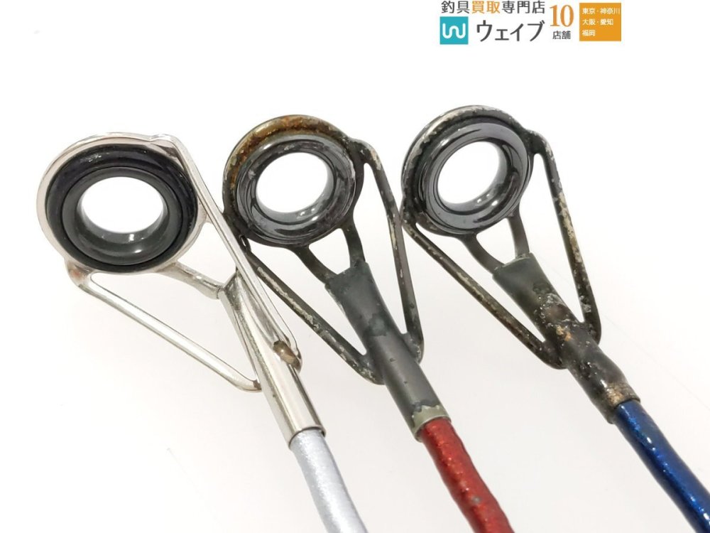 シマノ サーフリーダー FV 425CX-T、サーフリーダー EV 405CX-T 計3本 ※注有 投げ竿 中古