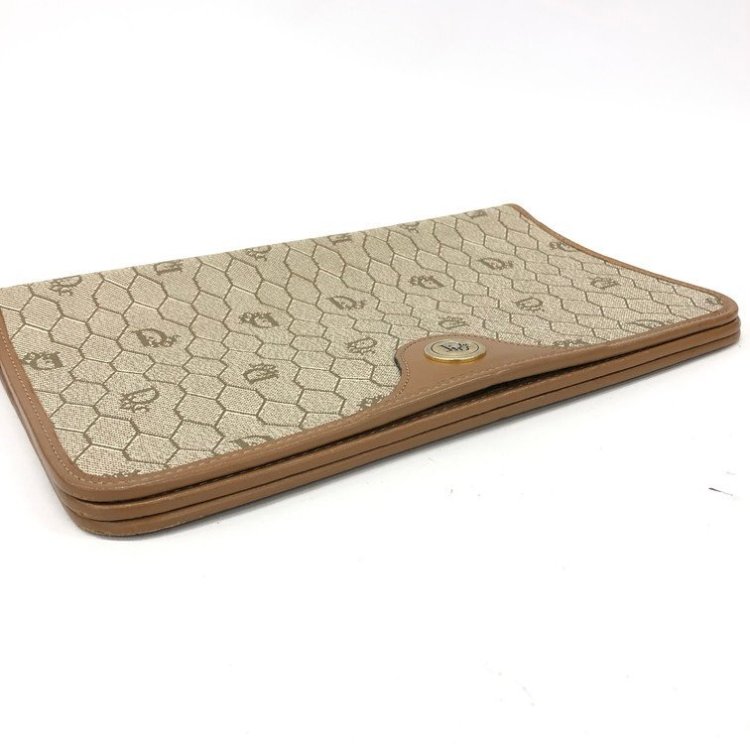 Christian Dior　クリスチャンディオール　ハニカム　チェーン　ショルダーバッグ【DBADE064】