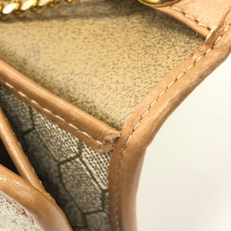 Christian Dior　クリスチャンディオール　ハニカム　チェーン　ショルダーバッグ【DBADE064】