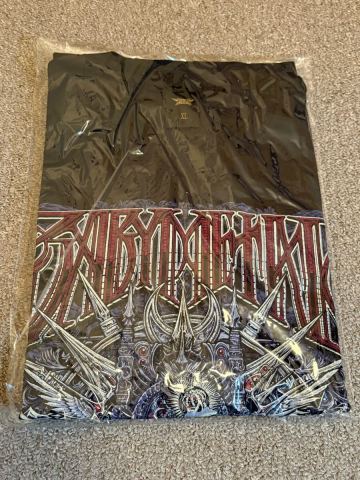 未開封新品　完売品　レア　BABYMETAL 「THRONE OF METAL,」TEE サイズXL ベビーメタルTシャツ ベビメタ中本すず香　菊地最愛　岡崎百々子
