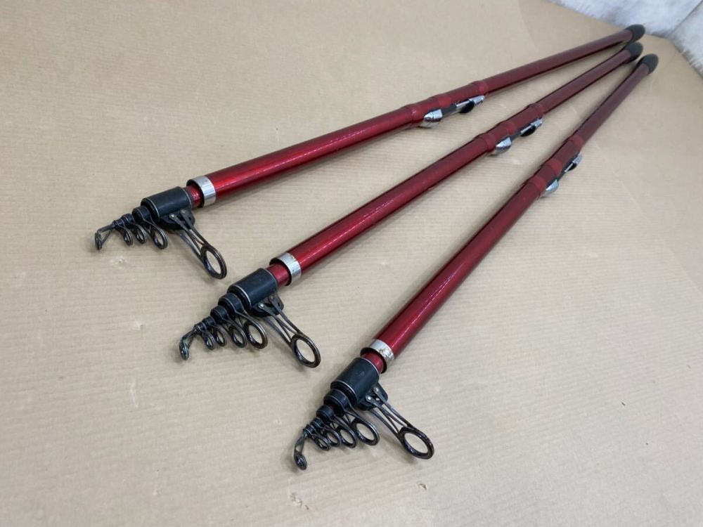 SHIMANO シマノ SURF LEADER FV 450DX-T &times;2点 405EX-T &times;1点 釣竿まとめて