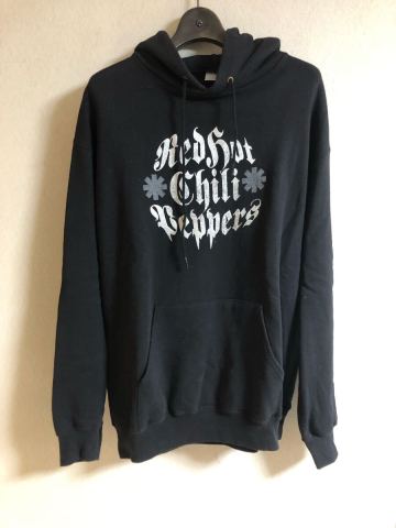 レッドホットチリペッパーズ RED HOT CHILI PEPPERS レッチリ スウェット パーカー ブラック L 
