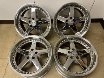 WORK Equip ☆超希少☆激レア☆奇跡の博物館級☆当時物☆ DDC 18x10J +18 5H 114.3 4本 室内保管 ワーク エクイップ JDM VIP ドリフト GT-R