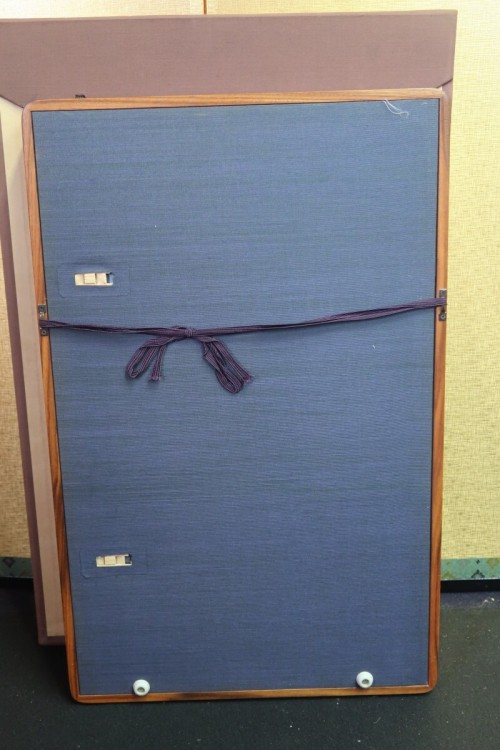 【真作?】宮本竹遥 宮本竹逕「ここにして・・」万葉　石上卿　額装/［ｙ8736-01］中国拓本紙硯古本古書和書和本漢籍掛軸模写書画骨董