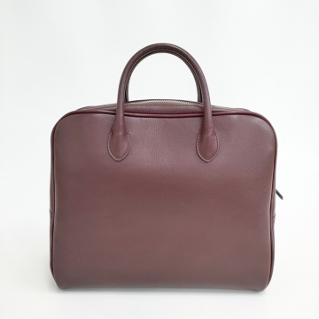 ARTS&SCIENCE Short handle bowling bag M レザーハンドバッグ 革 ボストン ボストンバッグ ボルドー アーツ&サイエンス 5-0409G 258742