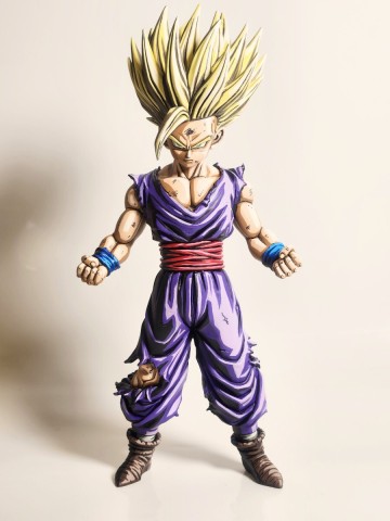 ドラゴンボール MSP スーパーサイヤ人2 孫悟飯 リペイント 2D 二次元 アニメカラー塗装