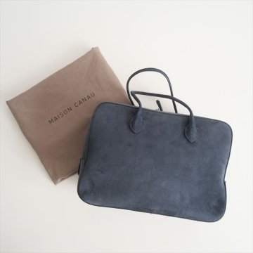 2024・人気完売品 / 佐藤佳菜子さん別注モデル / MAISON CANAU メゾン カナウ / BOX BOSTON (L) MIDNIGHT バッグ / 2504-0111