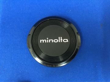 純正★minolta ミノルタ 55mm 旧ロゴ レンズキャップ クリップオン レンズカバー■おまとめ発送可