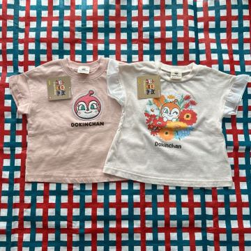 80『アンパンマン 』ドキンちゃん　半袖Tシャツ　2枚セット　（1）