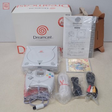 未使用 DC ドリームキャスト 本体 HKT-3000 ドリキャス DreamCast セガ SEGA 箱説付【20