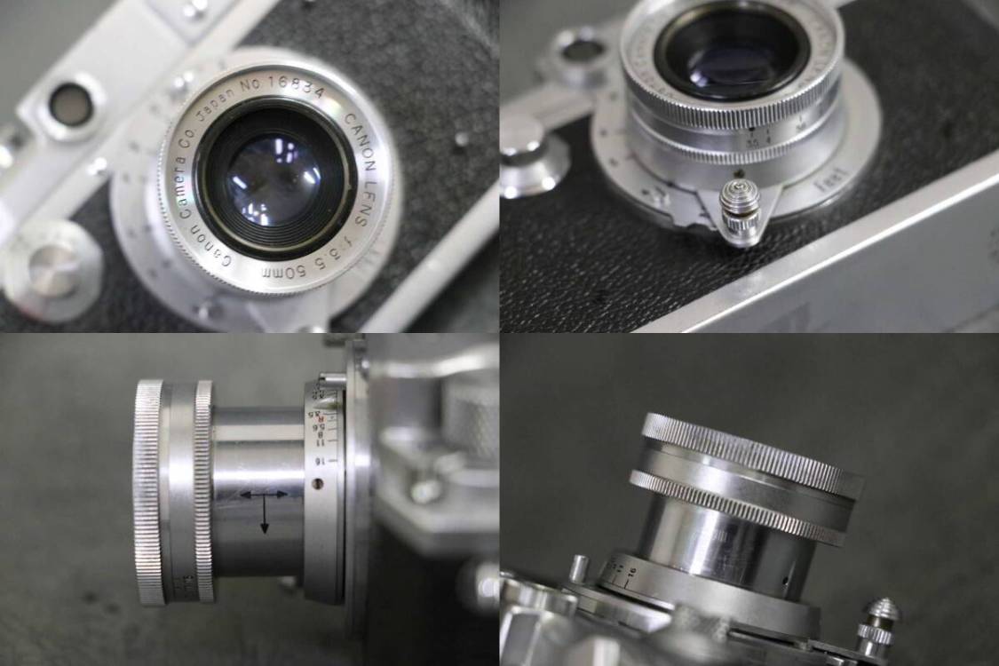 1円～ 【フィルムカメラ】レンジファインダー キャノン CANON 50mm f=3.5　