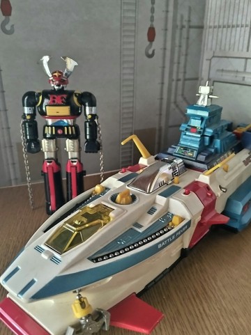 当時物超レア！ポピー超合金BFロボ付属　DX バトルシャーク 　バトルフィーバーJ戦隊ロボ元祖　 バンダイ