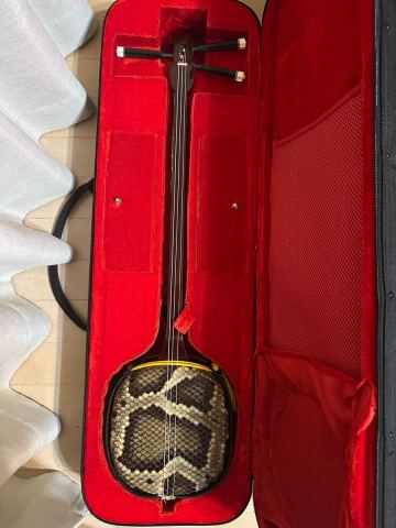 沖縄三線　知念大工　八重山ゆし木