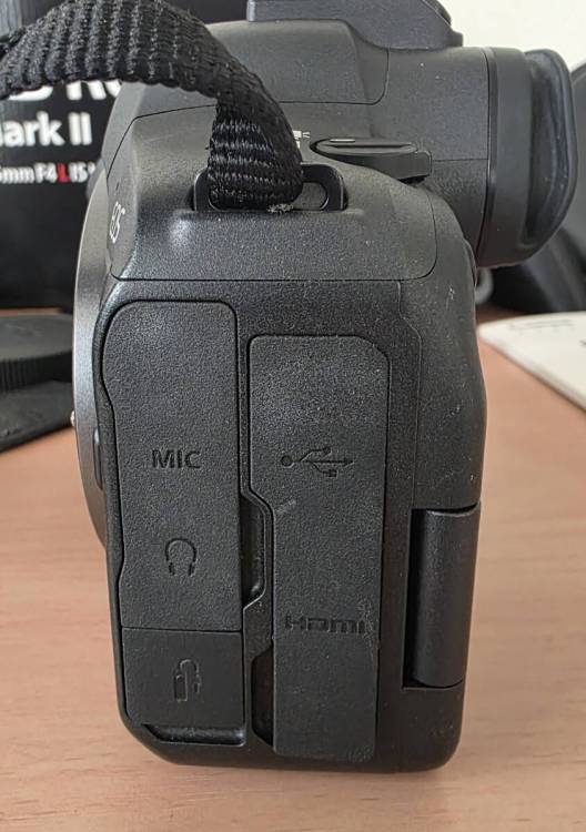 17207【1円スタート】キヤノン EOS R6 Mark II ミラーレス一眼カメラ RF 24-105mm F4 L IS USM レンズ　充電器欠品 現状品 中古品