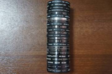 【380円/枚】[40.5mm] Kenko marumi等 PROTECTOR UV カラー等 中古実用フィルター