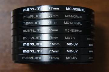 ◆説明必読◆【380円/枚】[77mm] マルミ marumi MC-NORMAL / MC-UV フィルター 外観悪め