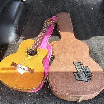激レア Gibson Chet Atkins ギブソン チェットアトキンス エレガット ガットギター エレキギター 希少品 専用 ハードケース付 made in usa