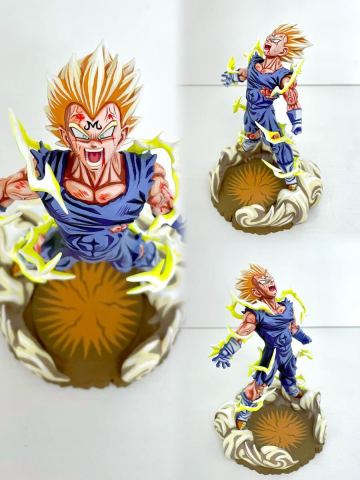 ドラゴンボール 魔人ベジータ フィギュア フルリペイント 2D 二次元塗装 2次元彩色 DRAGON BALL History Box ジオラマ ドラゴンボール