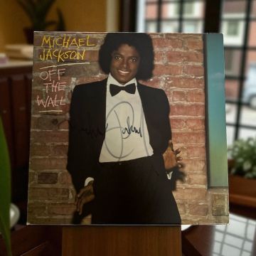 Michael Jackson マイケル・ジャクソン 直筆サイン入り LP レコード 送料無料