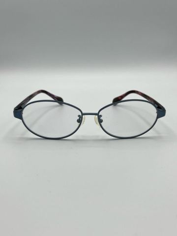 【美品】 eyebrella EB-24 アイブレラ クリアエアー クリアサングラス レディース ブルー UVカットレンズ 眼鏡 アイウェア サングラス 