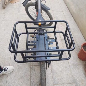 自転車用後ろカゴ 自転車カゴ 取付金具付 大容量 リアカゴ 通勤通学 自転車アクセサリー hw732