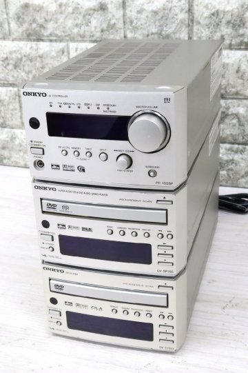 【行董】ONKYO オンキョー AVコントローラー PR-155SP CD&DVD AUDIO VIDEO PLAYAR DV-SP155 DVDプレーヤー DV-S155X 動作確認済 CA000APY28