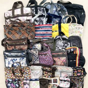 ★ LeSportsac レスポートサック 31点 まとめ ボストンバック トートバッグ ショルダーバッグ リュック 等 総柄 ナイロン 卸 現状品 7.3kg