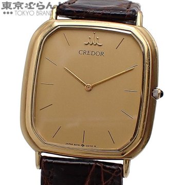101805008 1円 セイコー SEIKO クレドール 金無垢 GHJX874 5A74-5110 ゴールド K18YG 腕時計 メンズ 電池式