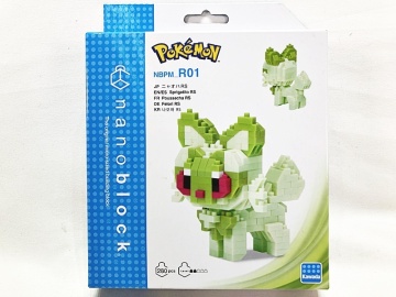 カワダ　ナノブロック　ポケットモンスター　ポケモン　ニャオハ RS　NBPM_R01　箱裏面傷あり　1円スタート★S