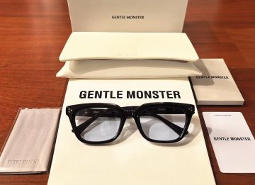 新品未使用※人気モデル*GENTLE MONSTER・ジェントルモンスター Musee サングラス/メガネフレーム 登坂広臣 BTS 愛用・ブルー