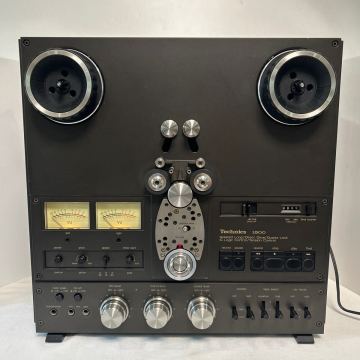 Technics オープンリールデッキ RS-1500U テクニクス オーディオ機器 カバー付き 通電OK 詳細など未チェック 現状品