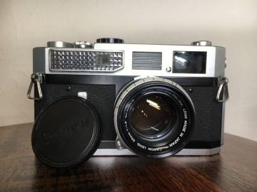 ジャンク　Canon　キャノン　Canon7　フィルムカメラ　簡易動作確認済み