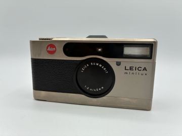 1円スタート　LEICA ライカ minilux コンパクトフィルムカメラ 1:2.4/40mm　通電確認済　AA93