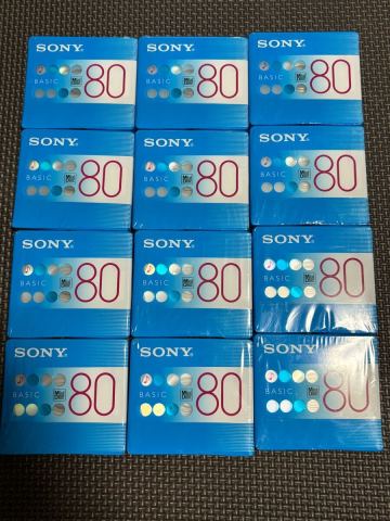 未開封　SONY BASIC 80 MD 12個セット ソニー MDディスク　 ミニディスク MDW80BC