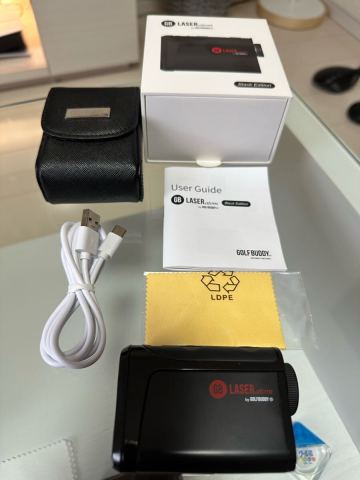 レーザー距離計 GOLFBUDDY LASER atom Black GB ゴルフ 距離計 