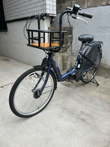 １円〜【引取り限定(東京板橋区)】YAMAHA ヤマハPAS KiSS（PM26K）電動アシスト自転車(ネイビー)中古車