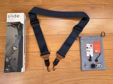 【逸品】【美品】Peak Design ピークデザイン スライド カメラストラップ ミッドナイト｜他にも1円出品に挑戦中！