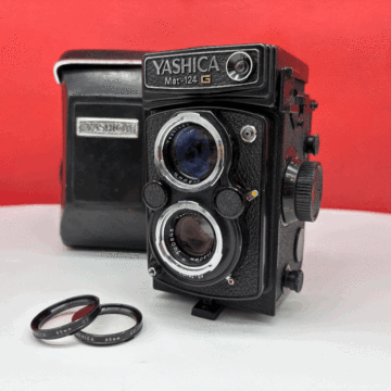 #11 YASHICA Mat-124 G Yashinon F2.8 80mm F3.5 80mm フィルムカメラ 二眼レフカメラ 動作確認済 現状品 ヤシカ