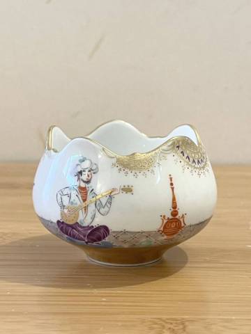 マイセン MEISSEN アラビアンナイト 千夜一夜物語　シュガーボウル［7-113］