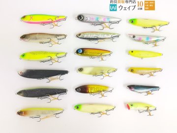 アイマ プガチョフ コブラ・ジャンプライズ ポポペン 他 メガバス アピア ダイワ ジップベイツ エバーグリーン 等計18個中古