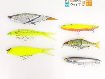 エレメンツ ダヴィンチ240、ブルーブルー ガチペン 160、フィッシュアロー VTジャック 230 等 ビッグベイト 計6個