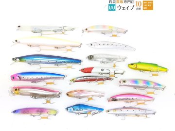 ダイワ モアザン ソルト ペンシル F-HD、シマノ サイレント アサシン 140F AR-C、デュオ ベイルーフ マニック 他 計17点セット