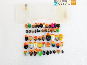 キザクラ 別誂 大江戸 2B、釣研 1-2B スーパーメタル、デュエル グレシードショア B 等 フカセウキ どんぐりウキ 円錐うき 52個