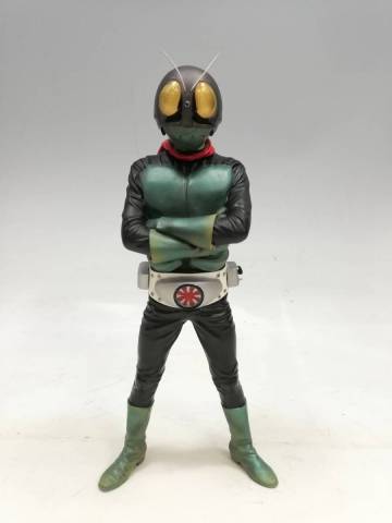 0000478811-6　ビリケン商会　フィギュア　リアルソフビ 仮面ライダー1号 塗装済完成品【中古品】